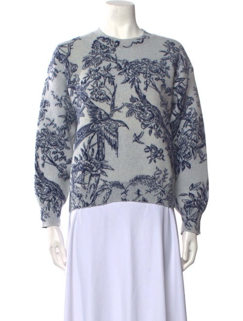 Christian Dior Virgin Wool Printed Sweater