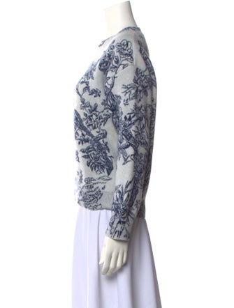 Christian Dior Virgin Wool Printed Sweater
