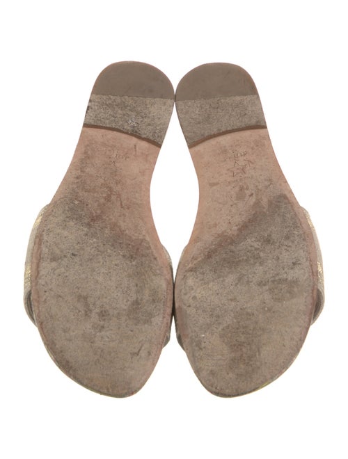 Christian Dior Canvas Printed Slides