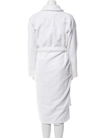 Christian Dior Embroidered Accent Robe