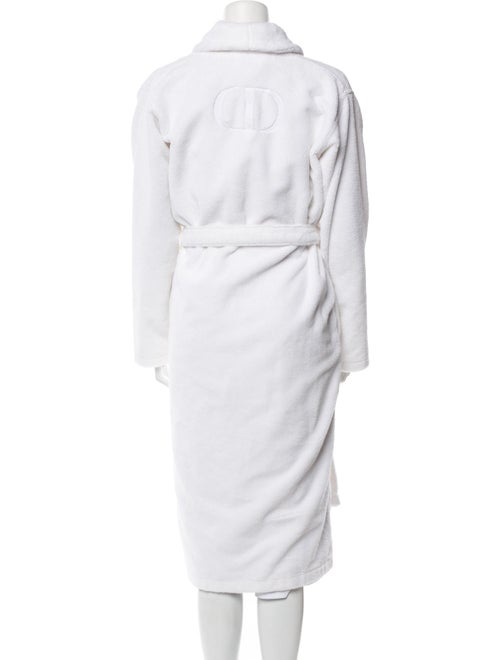 Christian Dior Embroidered Accent Robe