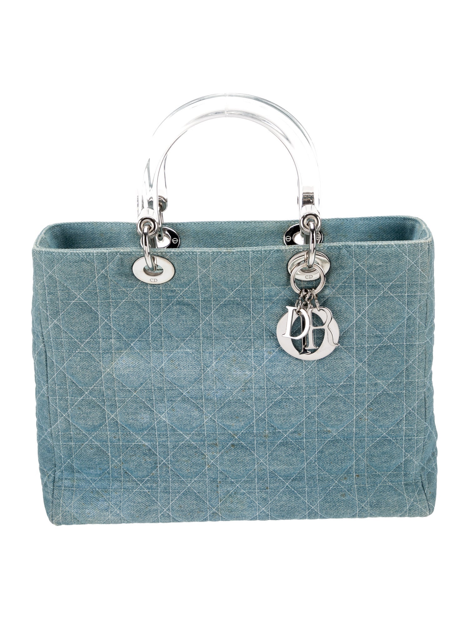 Christian Dior Quilted Lady Dior Large Vintage