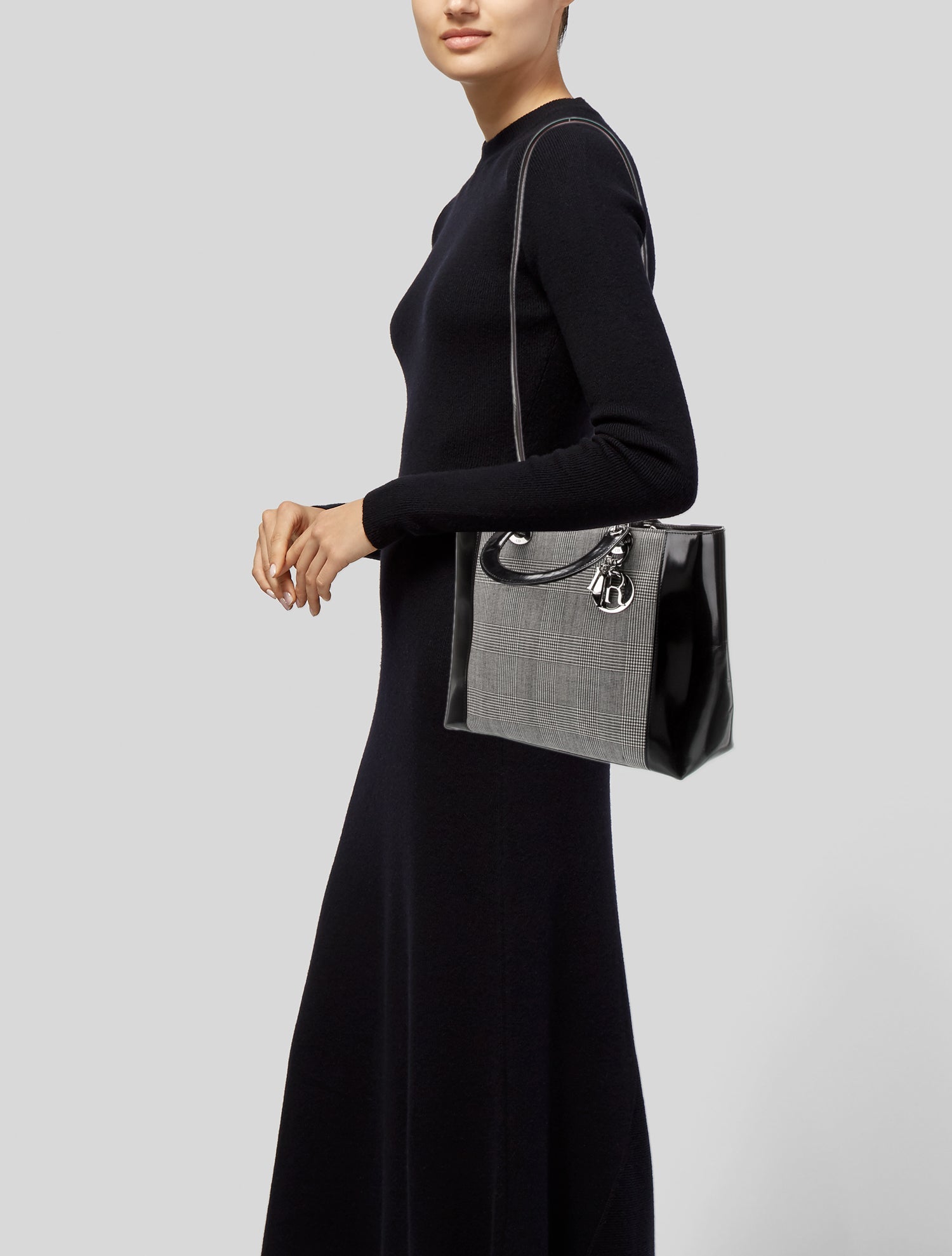 Christian Dior Canvas Lady Dior Large Vintage