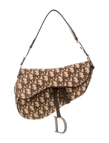 Christian Dior Shoulder Bags Diorissimo Saddle Vintage