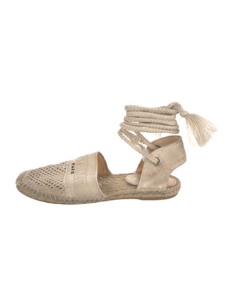 Christian Dior Tassel Accents Espadrilles