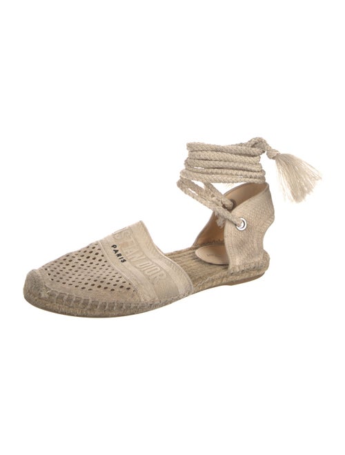 Christian Dior Tassel Accents Espadrilles