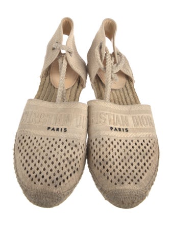 Christian Dior Tassel Accents Espadrilles