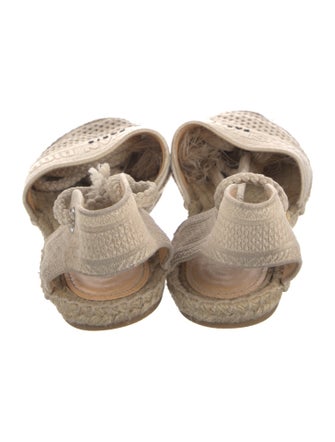 Christian Dior Tassel Accents Espadrilles