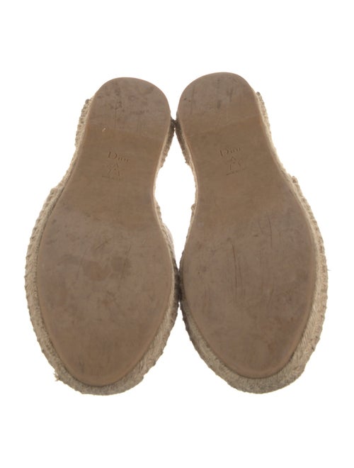 Christian Dior Tassel Accents Espadrilles