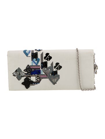 Christian Dior Clutches Leather Clutch