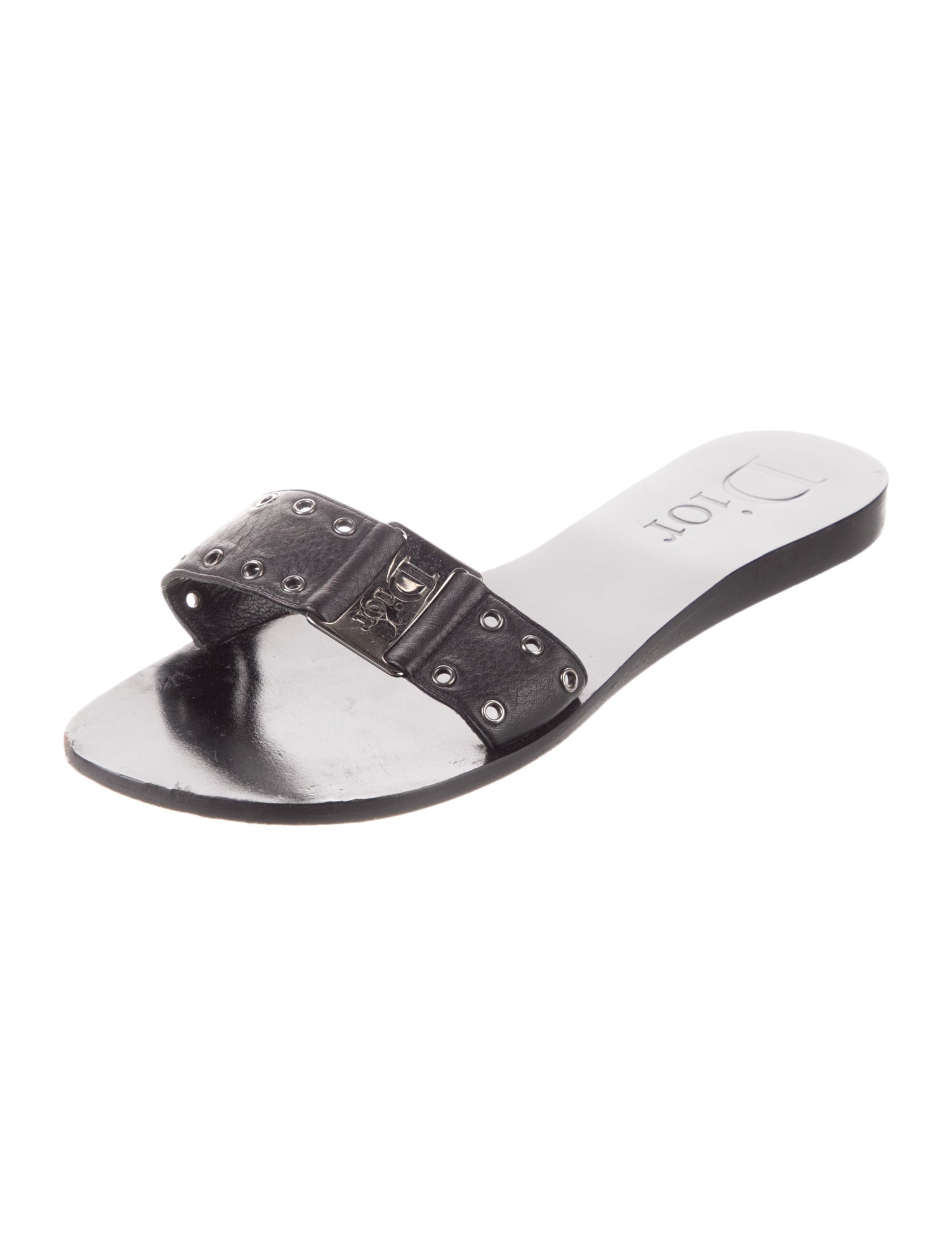 Christian Dior Leather Slides