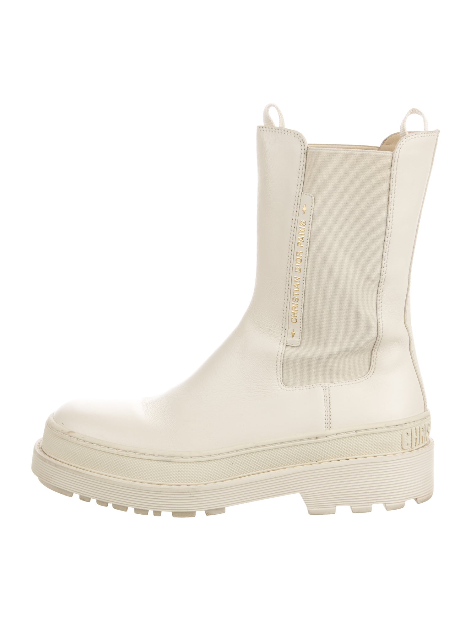 Christian Dior Leather Chelsea Boots