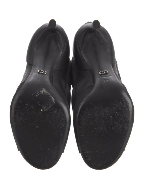 Christian Dior Satin Crystal Embellishments Sock Boots