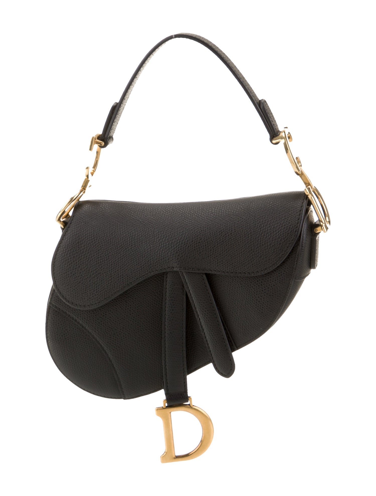 Christian Dior Leather Saddle Mini