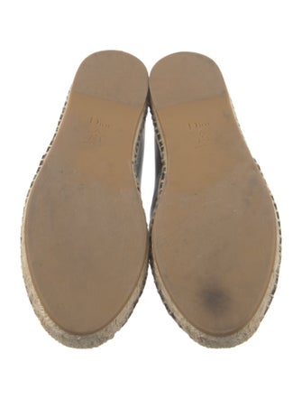 Christian Dior Leather Espadrilles