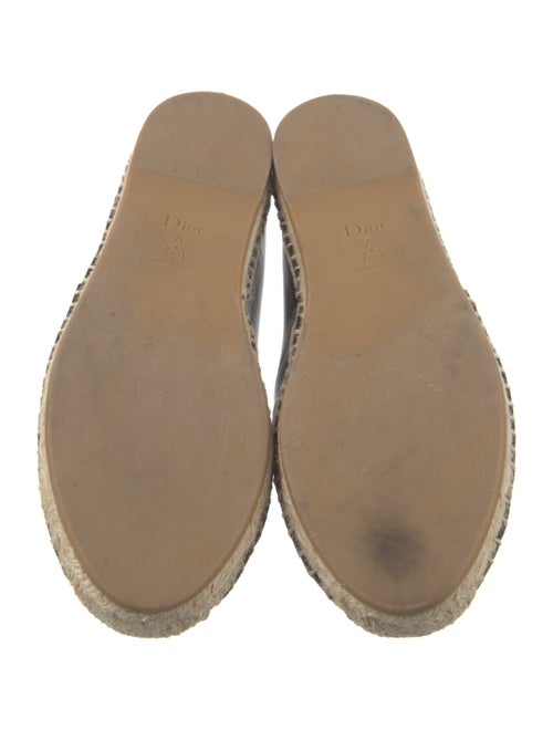 Christian Dior Leather Espadrilles