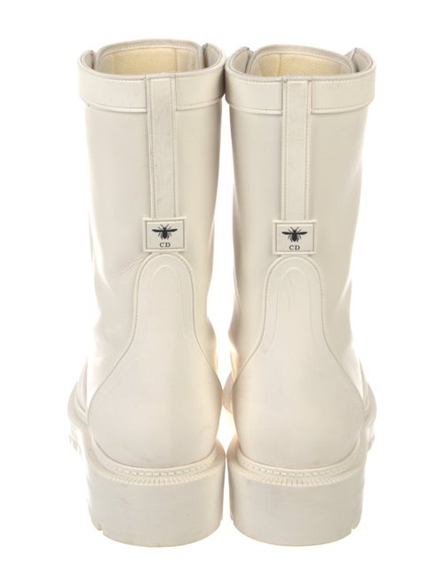 Christian Dior Leather Combat Boots