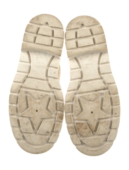 Christian Dior Leather Combat Boots