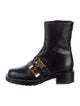 Christian Dior Leather Combat Boots