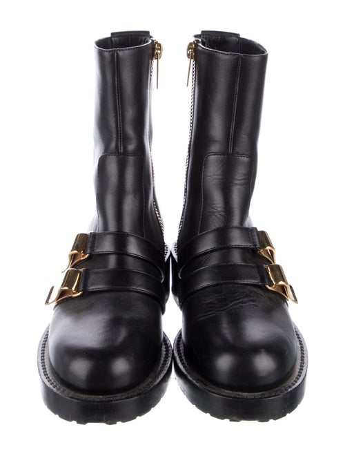 Christian Dior Leather Combat Boots