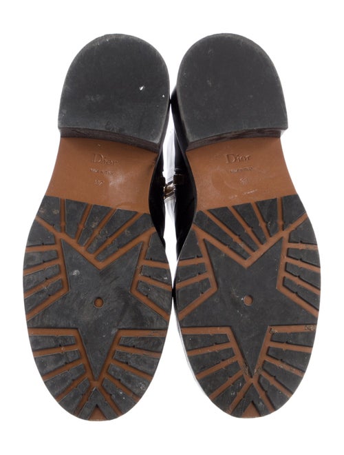 Christian Dior Leather Combat Boots