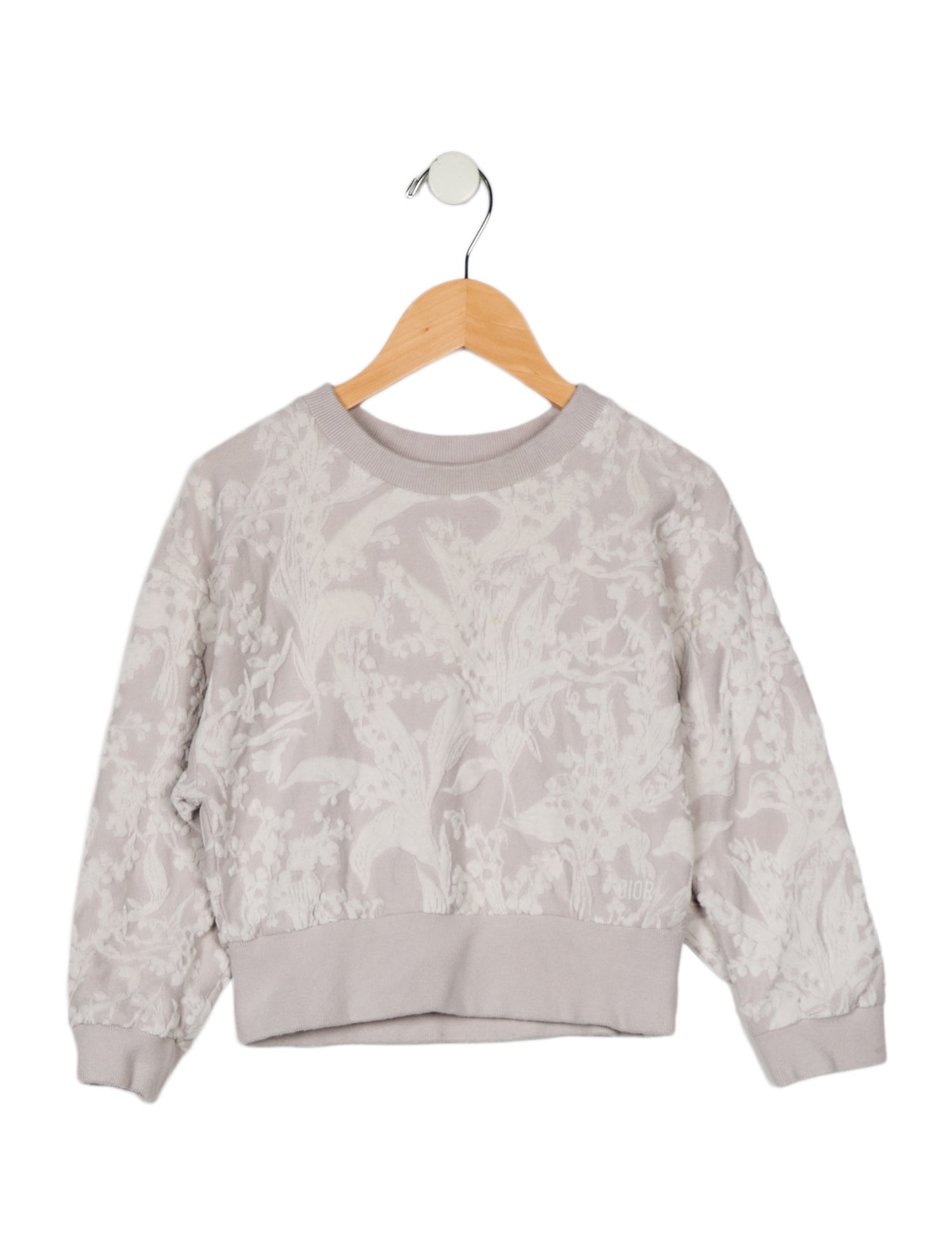 Christian Dior Toddler Girls' Pattern Printed Sweatshirt