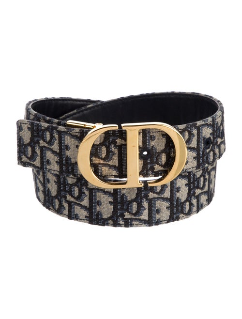 Christian Dior Reversible Oblique Jacquard Belt