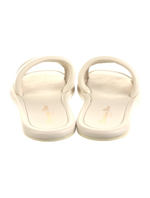 Christian Dior Leather Printed Slides