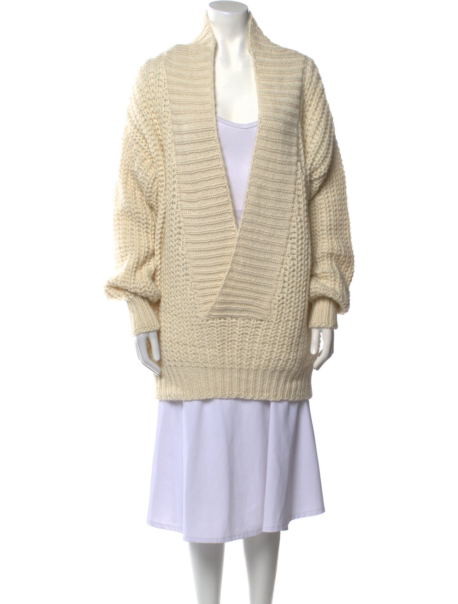 Christian Dior Wool Plunge Neckline Sweater