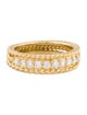 Christian Dior 18K Diamond Twist Band Ring