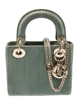 Christian Dior Python Lady Dior Mini