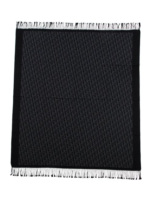 Christian Dior Wool Oblique Throw Blanket