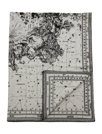 Christian Dior Cashmere Zodiac Throw Blanket