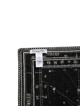 Christian Dior Cashmere Zodiac Throw Blanket