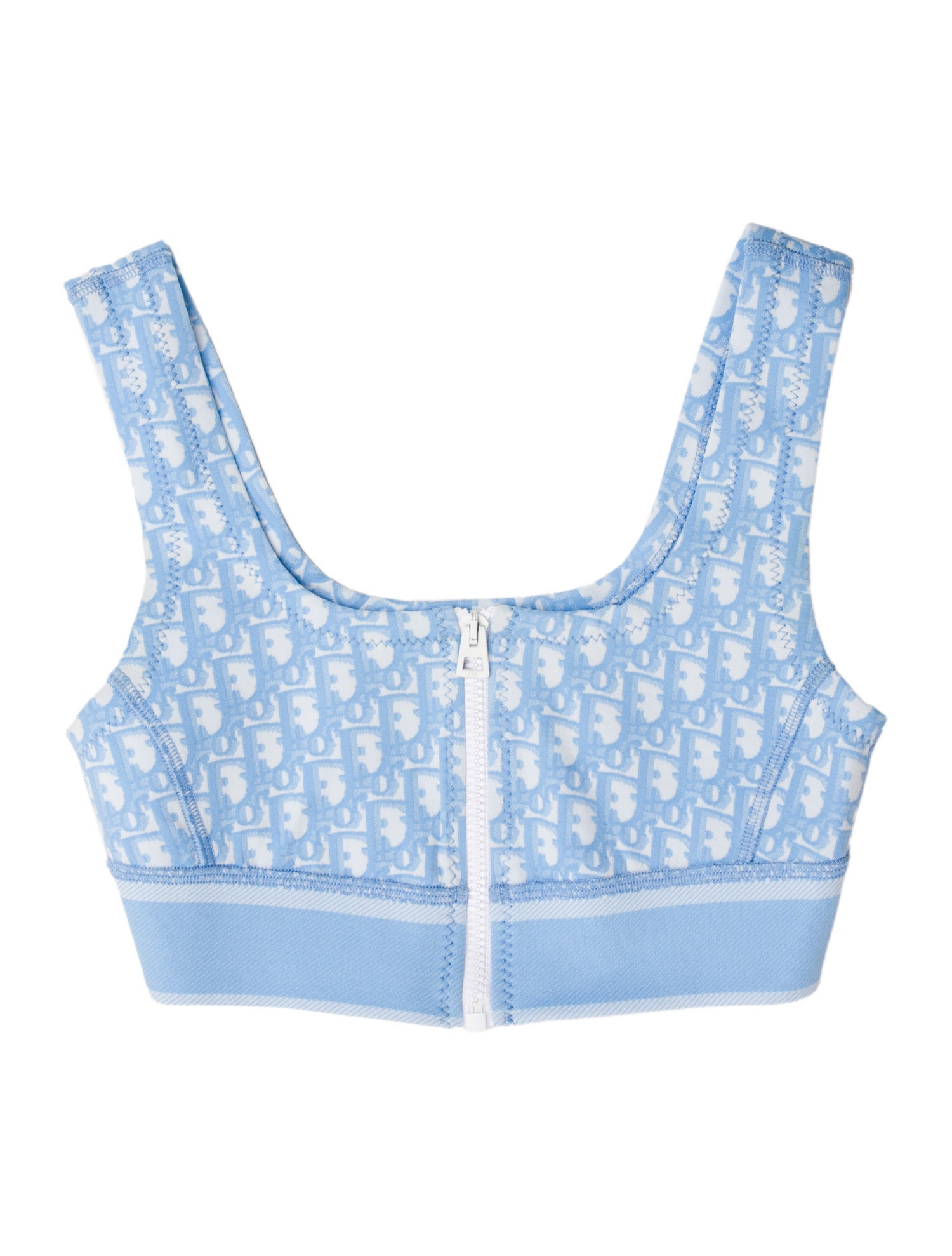 Christian Dior 2021 Printed Crop Top