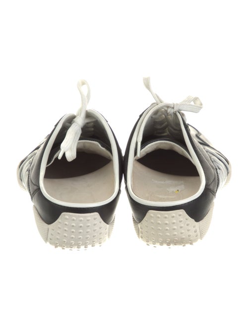 Christian Dior Leather Colorblock Pattern Sneakers