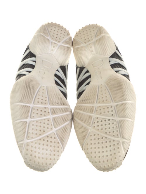 Christian Dior Leather Colorblock Pattern Sneakers