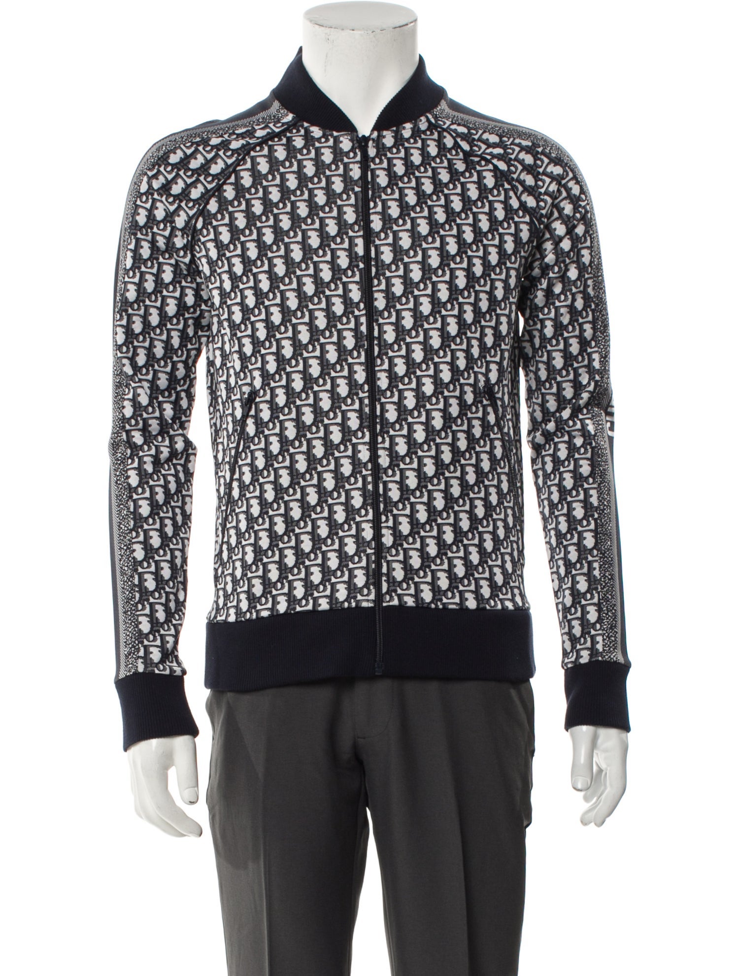 Christian Dior Oblique Jacquard Bomber Jacket