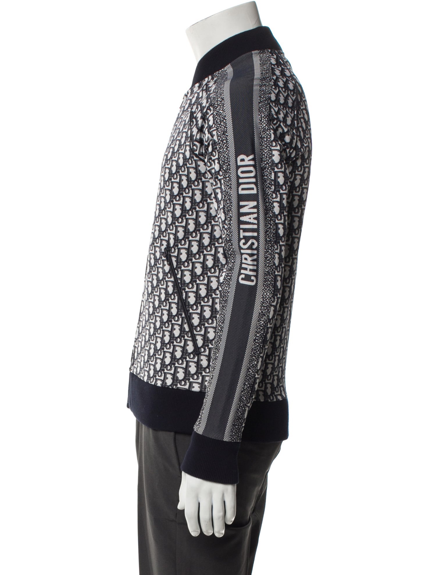 Christian Dior Oblique Jacquard Bomber Jacket