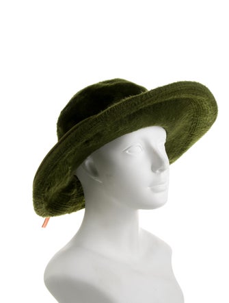Christian Dior 1960's Felt Sun Hat