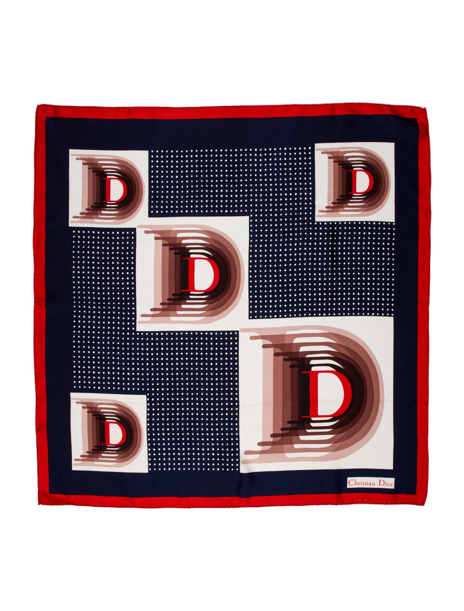 Christian Dior Silk Printed Scarf