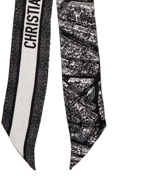 Christian Dior Silk Printed Bandeau