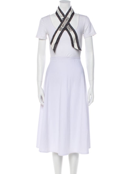 Christian Dior Silk Printed Bandeau