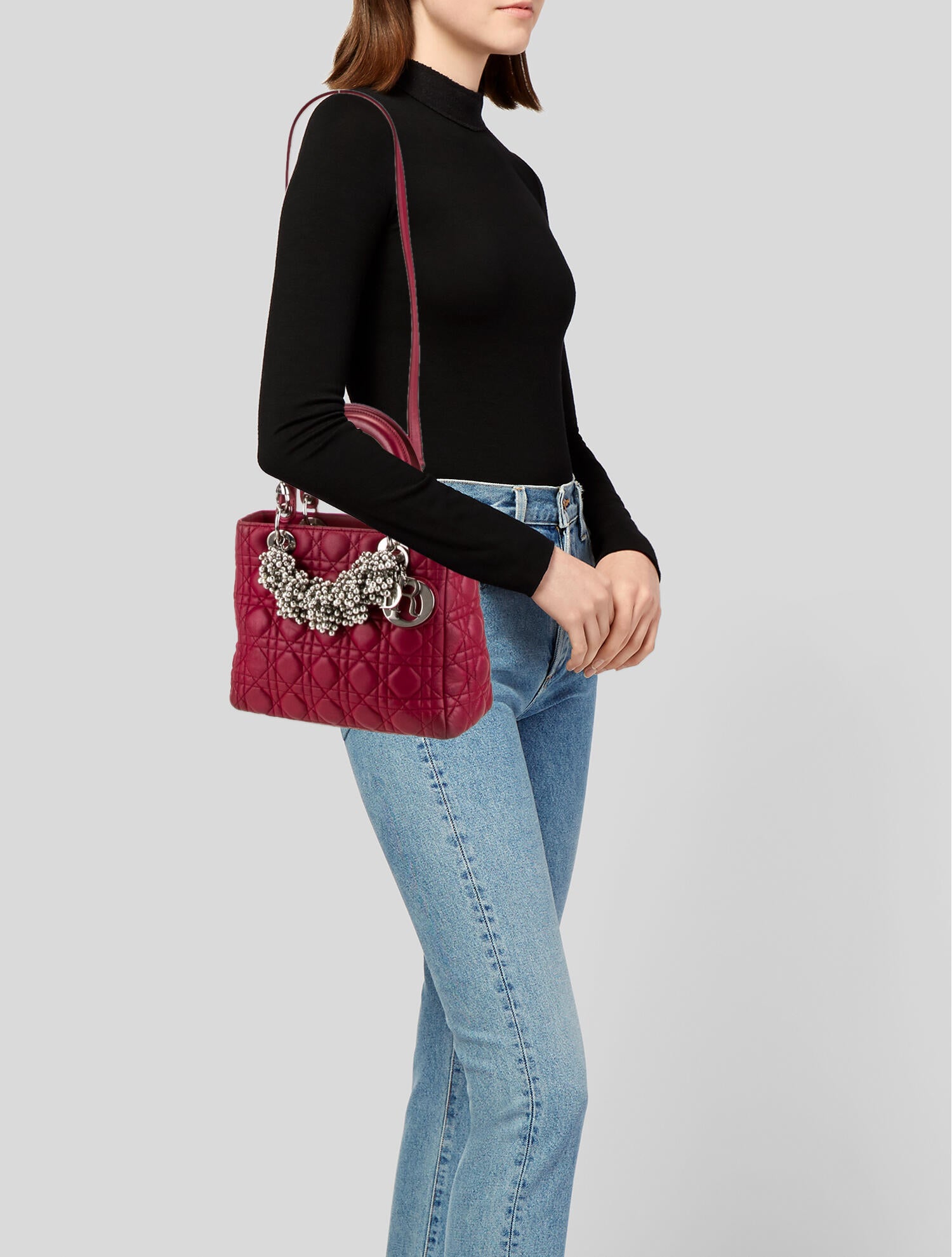 Christian Dior Cannage Lady Dior Medium