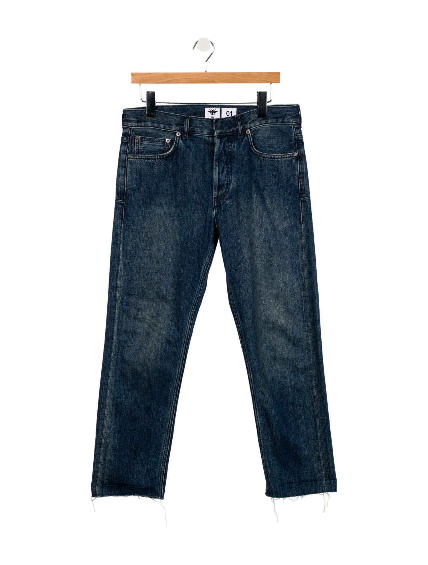 Christian Dior High-Rise Straight Leg Jeans