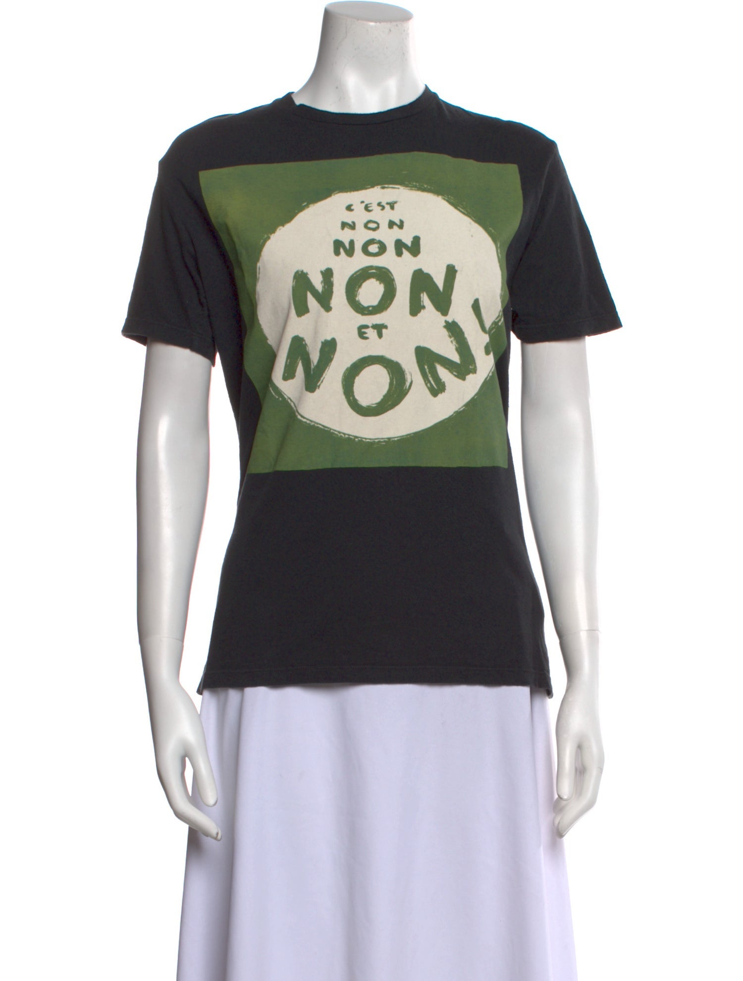 Christian Dior Graphic Print Crew Neck T-Shirt