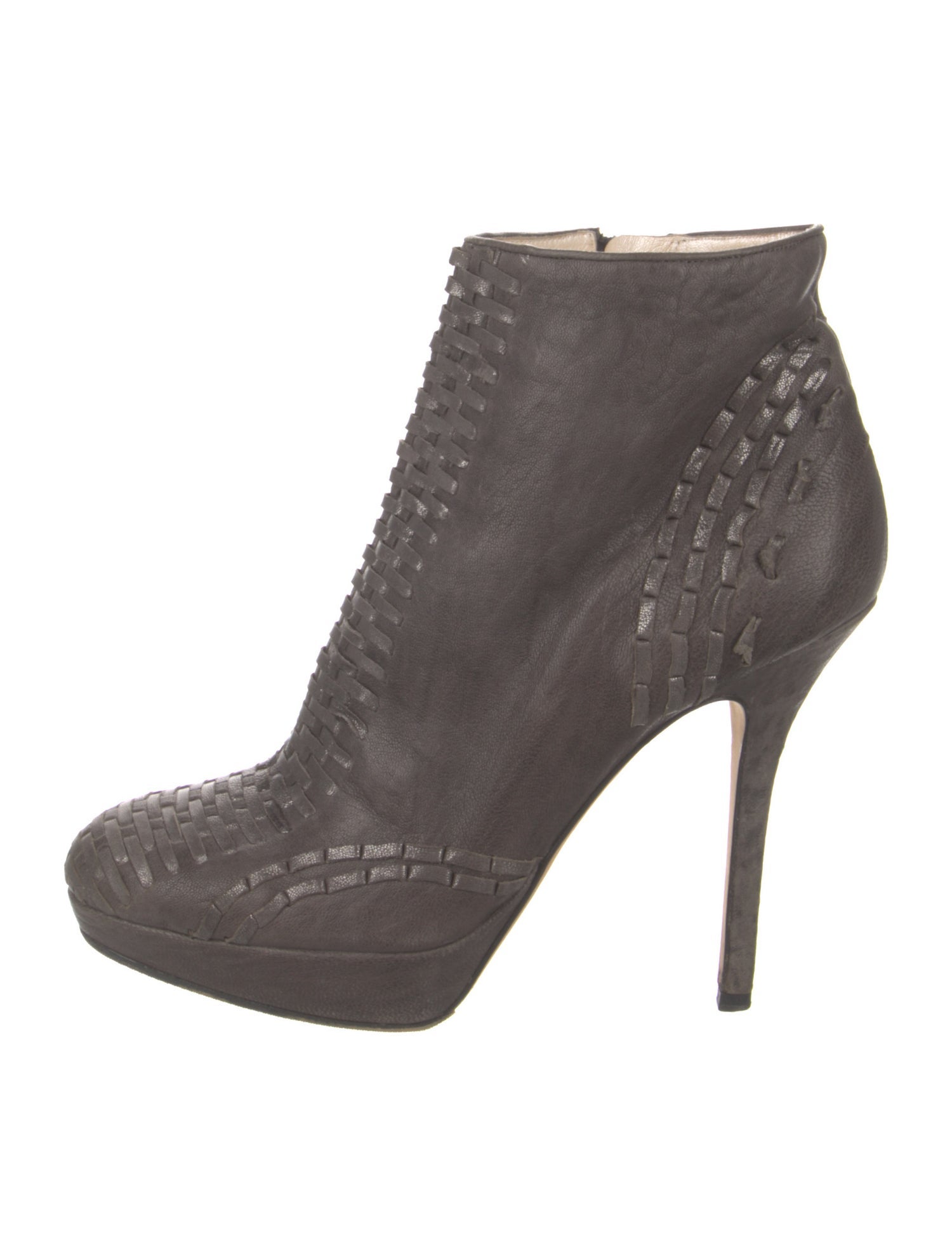 Christian Dior Leather Lace-Up Boots