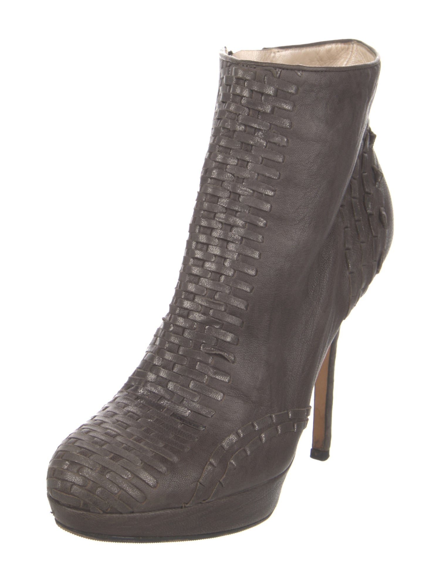 Christian Dior Leather Lace-Up Boots