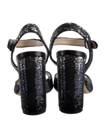 Christian Dior Sequins Sequin Embellishments Sandals