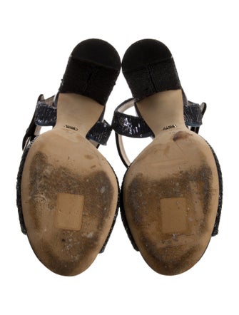 Christian Dior Sequins Sequin Embellishments Sandals